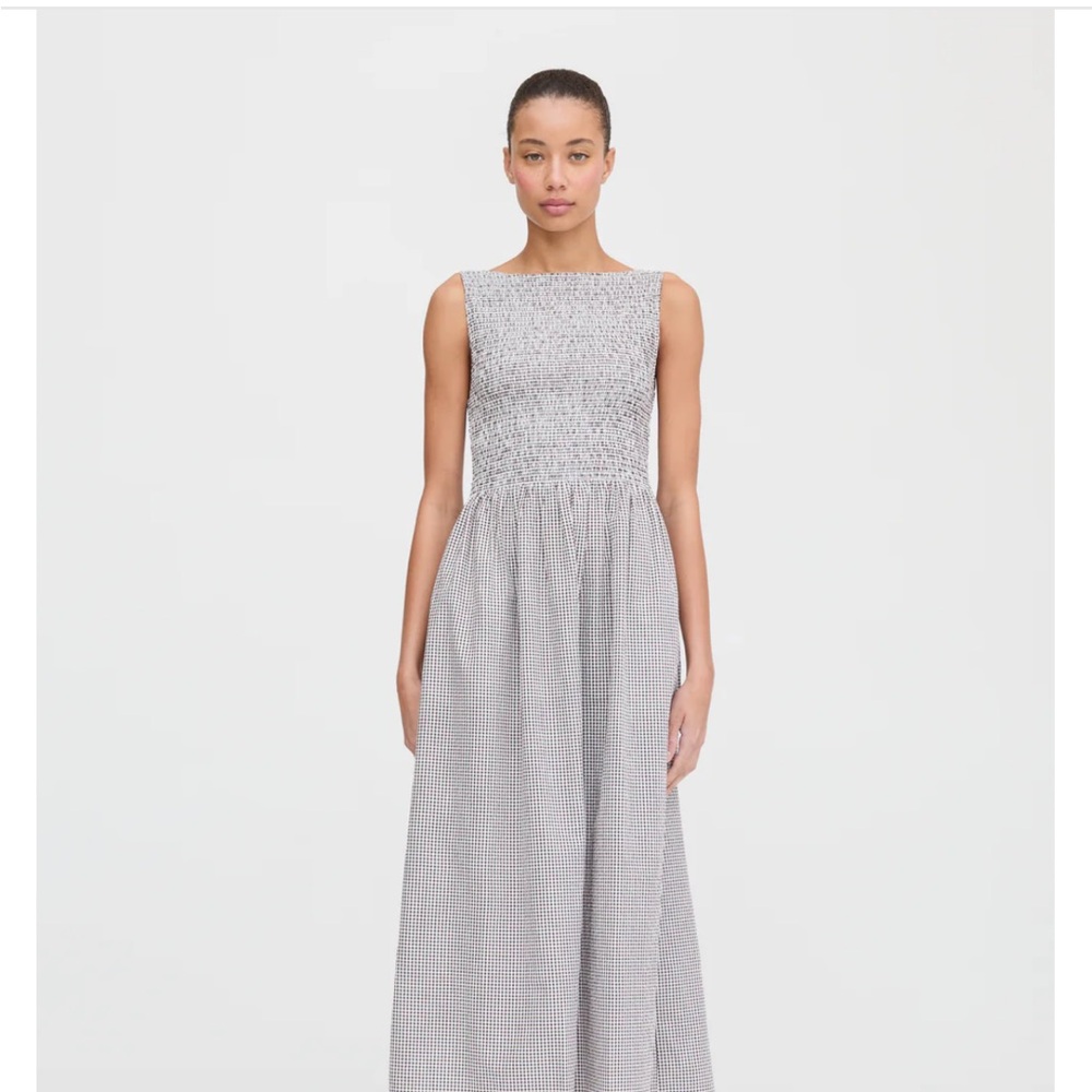 Hill House Chocolate Gingham Cosima Nap Dress